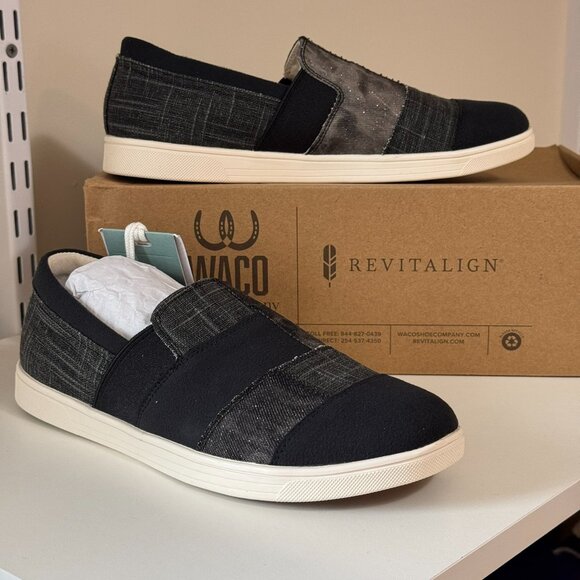 WACO Revitalign Lydia Patchwork Slip-On Shoes Size 8.5 - Picture 1 of 7